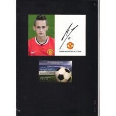 Official Adnan Januzaj signed Manchester United Photo Card